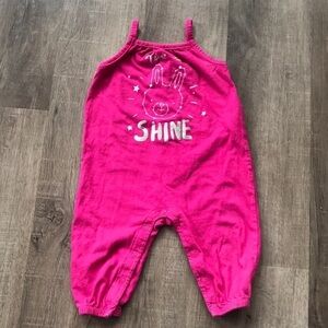 4 for $25  pink Joe fresh SHINE jumper 6-12